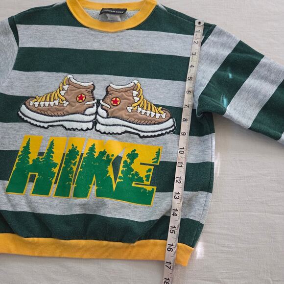 Vintage Striped "Hike" Boots Sweater 5t/6 - Picture 4 of 7